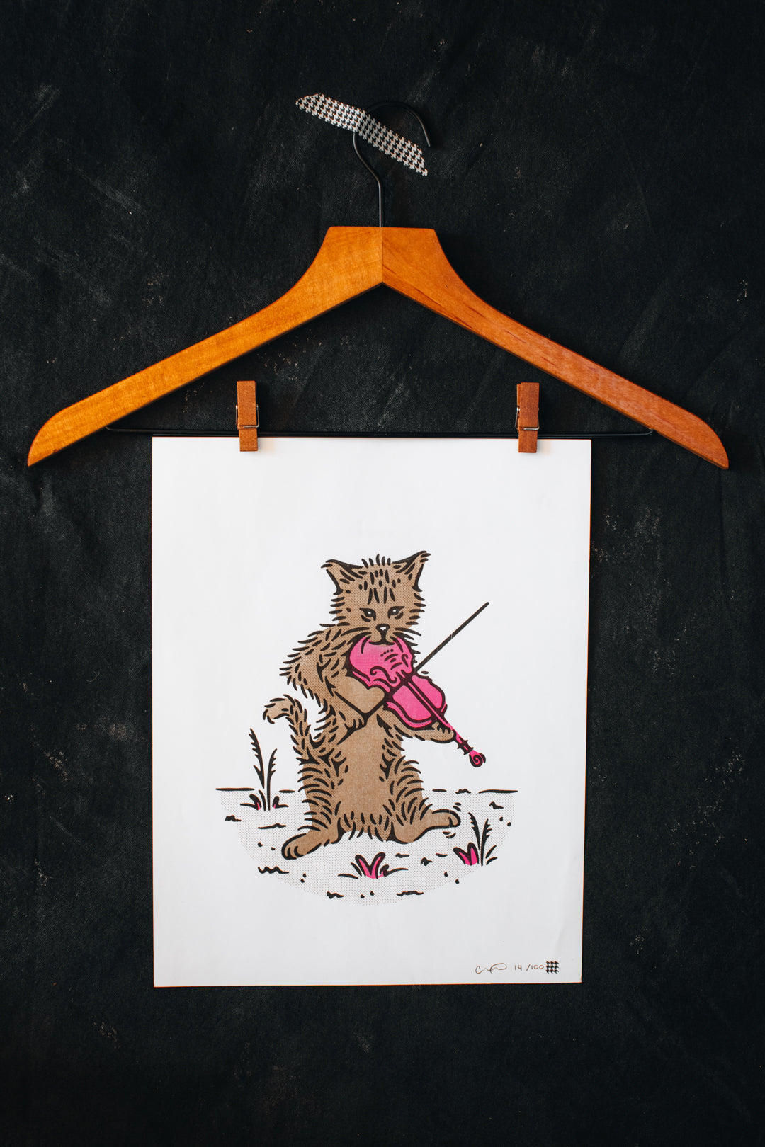 Hey Diddle Diddle Risograph Print (Limited Edition)