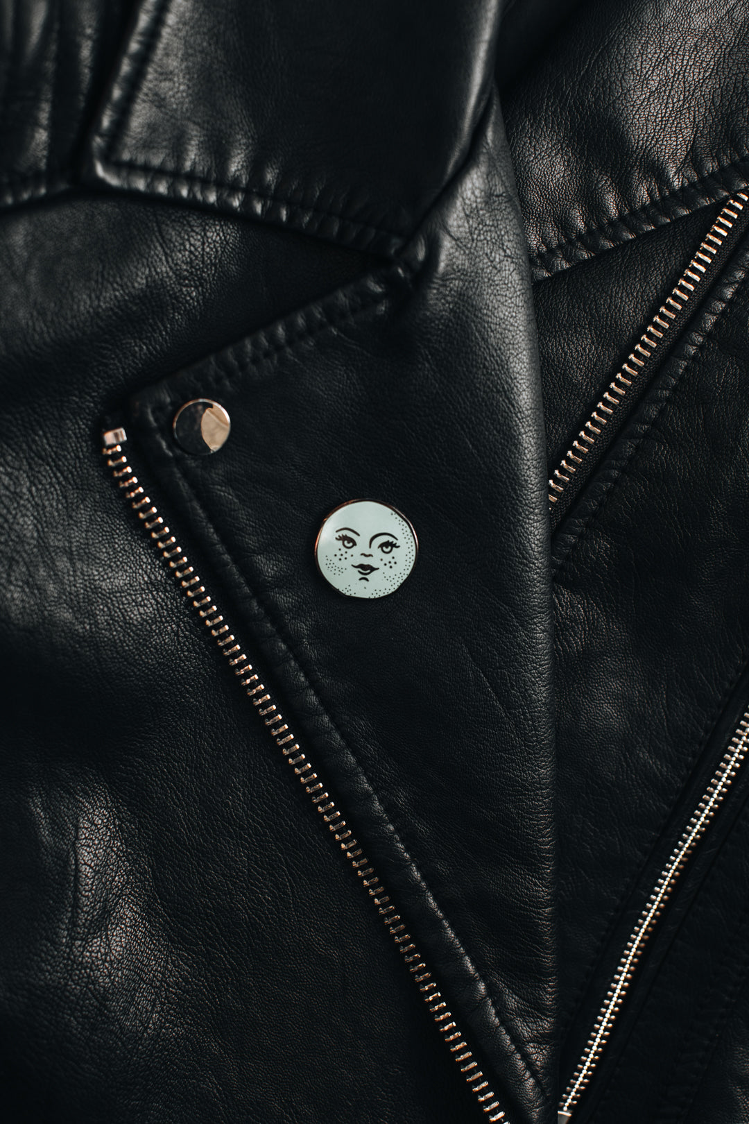 Blue Moon Enamel Pin