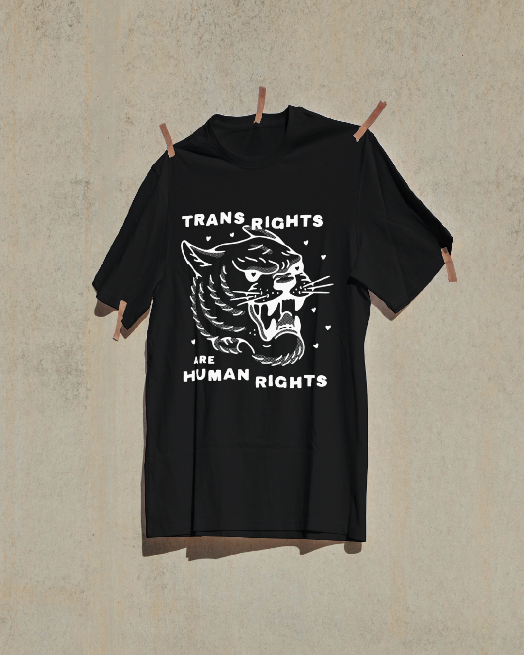 NEW Trans Rights are Human Rights Tee - Black