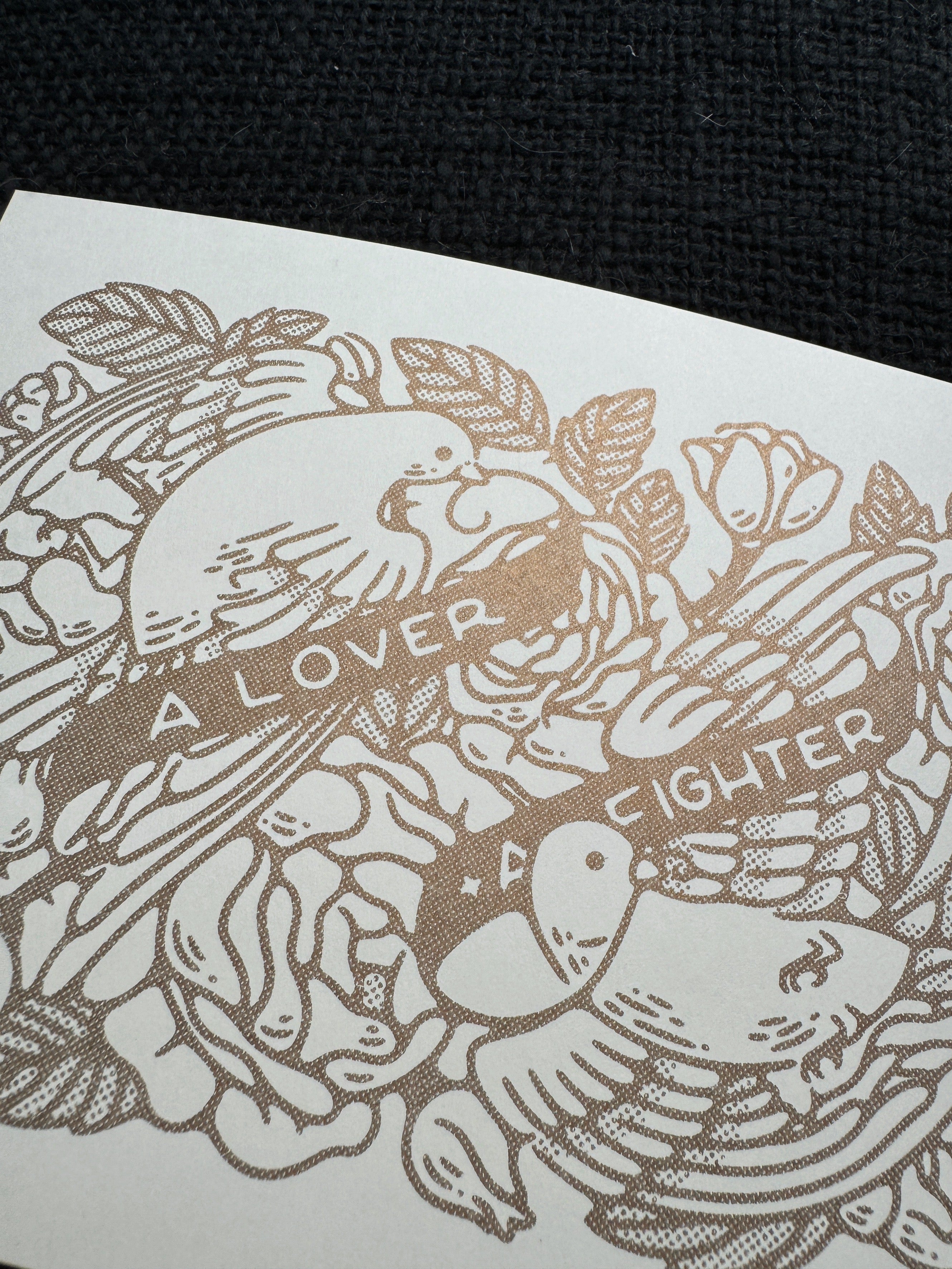 A Lover + Fighter Mini Print