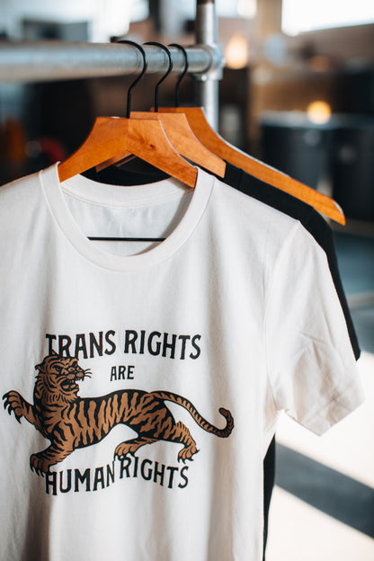 Trans Rights are Human Rights Tee - White