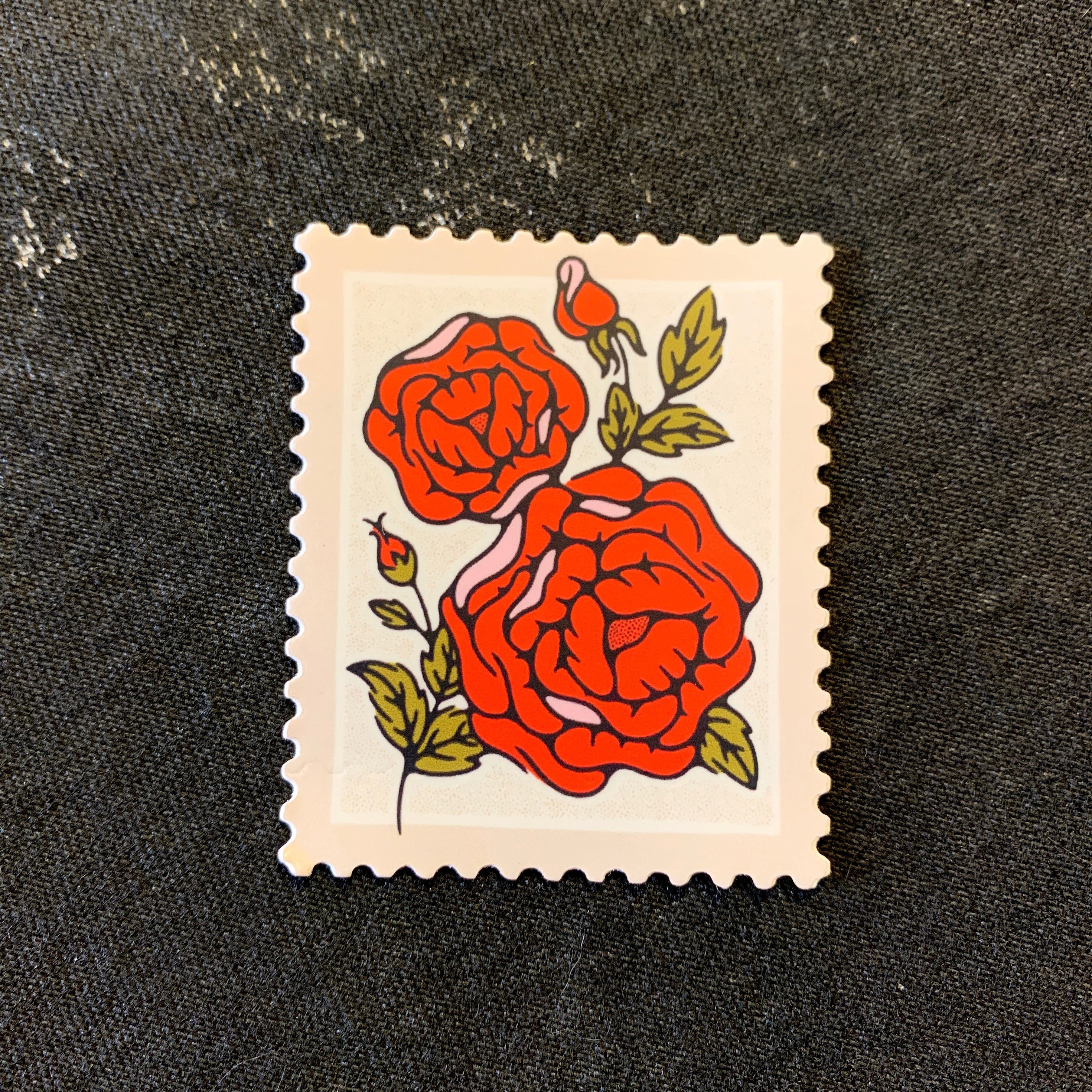 Rose Stamp Sticker