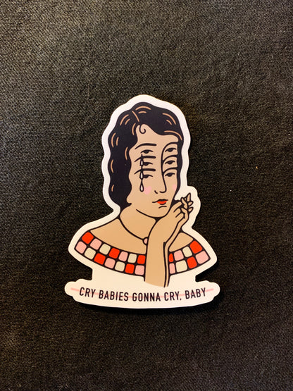 Cry Baby Sticker