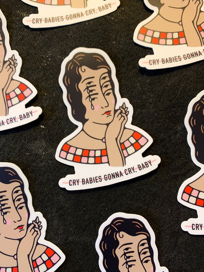 Cry Baby Sticker